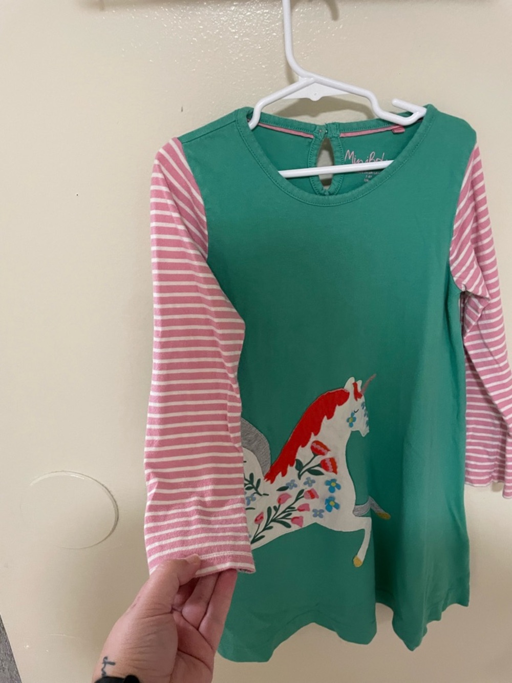 ✨Girls Mini Boden Unicorn Dress Size 7-8 - Picture 3 of 6